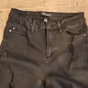 Judy Blue Charcoal Distressed Skinny Jeans